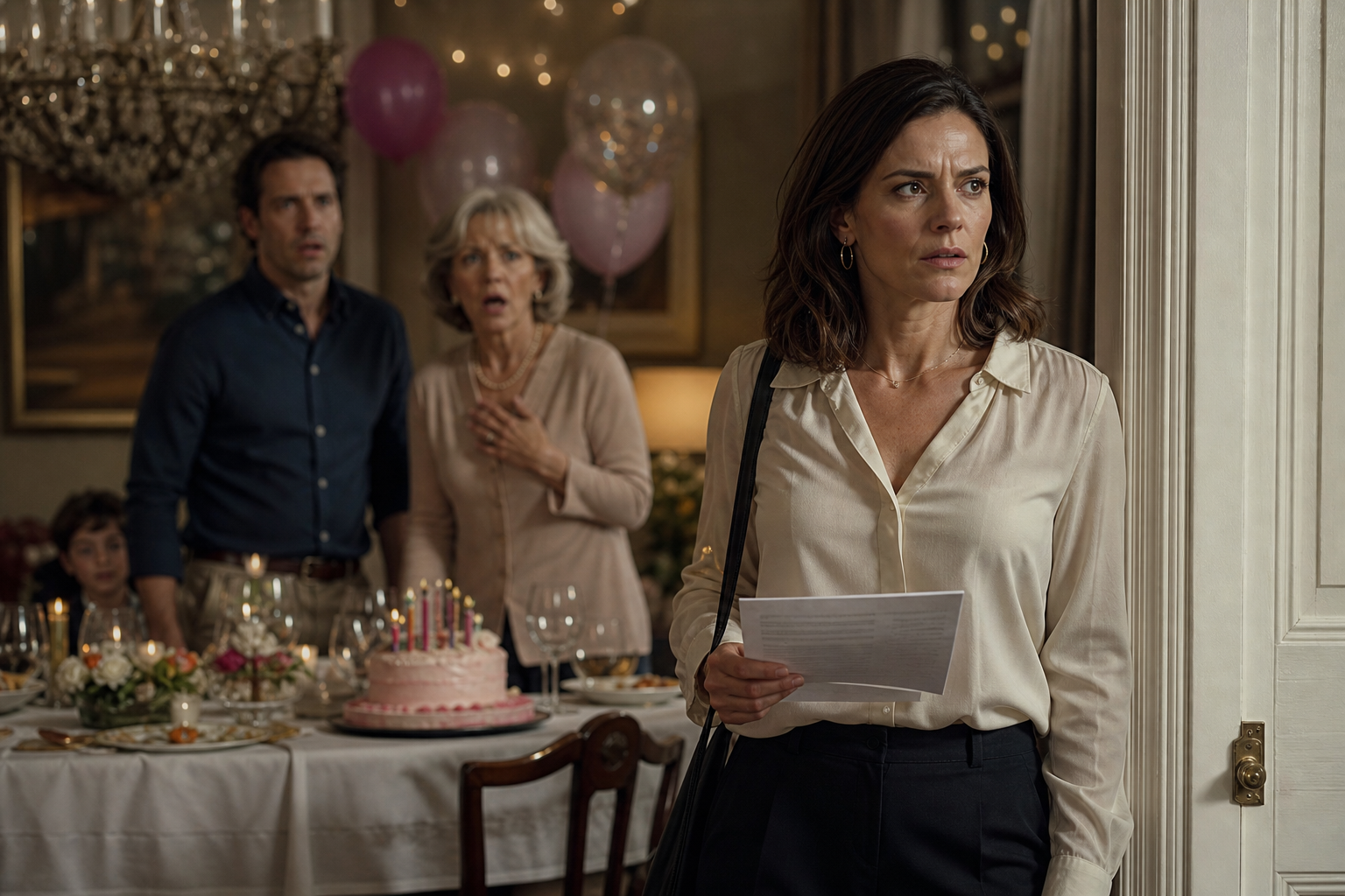 My Husband Said His Mother Was Only Using Our Address for Her Mail — Then a Process Server Knocked During My Daughter’s Birthday Dinner